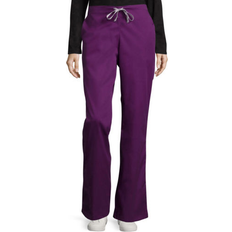 WonderWink Wonderwork Women's Flare Leg Pant - Eggplant