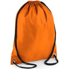 BagBase Budget Water Resistant Sports Gymsac Drawstring Bag (11 Litres) (One Size) (Orange)