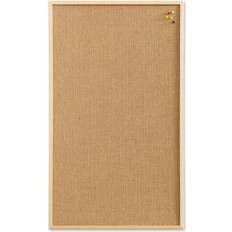 Black Notice Boards Naga Hessian Notice Board 60x100cm