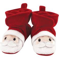 Hudson Baby Holiday Fleece Booties - Santa