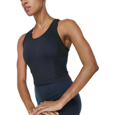 Sweaty Betty Athlete Crop Seamless Workout Tank Top Women - Black