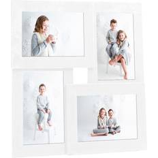 vidaXL Collage Photo Frame for 4x(10x15 cm) Picture White MDF Photo Frame