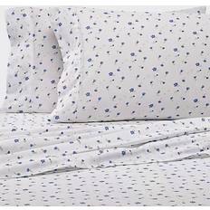 Home Collection Floral 4-pack Bed Sheet Blue (259.08x228.6cm)