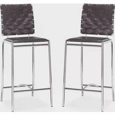 Zuo Modern Criss Cross Bar Stool 99.1cm 2pcs