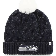 '47 Seattle Seahawks Fiona Logo Cuffed Knit Hat with Pom Women - College Navy