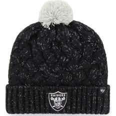 '47 Las Vegas Raiders Fiona Logo Cuffed Knit Hat with Pom Women - Black