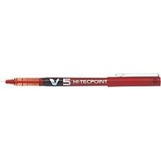 Pilot V5 Rollerball Pen 0.3mm Line Red [Pack 12] V502