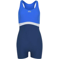 3XL Swimsuits Slazenger Boyleg Swimsuit Ladies - Blue