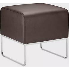 Zuo Plush Seating Stool 45.7cm