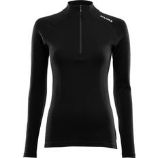 Aclima WarmWool Mockneck Women - Jet Black