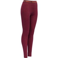Red - Women Base Layer Trousers Devold Duo Active Woman Long Johns - Beetroot