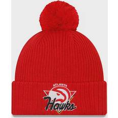 New Era Atlanta Hawks 2021 NBA Tip-Off Team Color Pom Cuffed Knit Beanie Sr