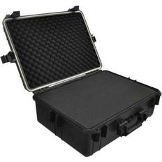 vidaXL Transport Hard-Case Black w/ Foam 35 Liter capacity