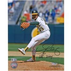 With Handles Bottle Openers Dennis Eckersley Oakland Athletics Autographed 8'' x 10'' Pitching with Glove Forward Photograph with ''HOF 2004'' Inscription Bottle Opener