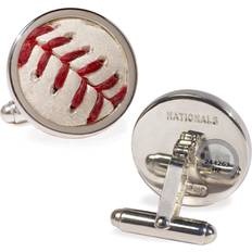 Tokens and Icons Washington Nationals Game-Used Baseball Cuff Links