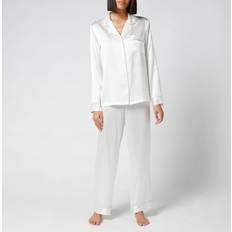 White Pyjamas ESPA Silk Pyjamas