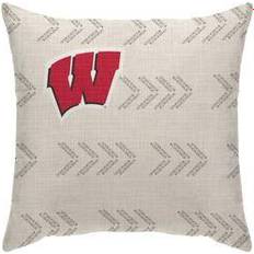 NCAA Wisconsin Badgers Wordmark Complete Decoration Pillows Beige (45.72x45.72cm)