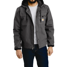 Carhartt Jackets Carhartt Relaxed Fit Washed Duck Sherpa-Lined Utility Jacket - Gravel