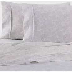 Home Collection Course Paisley 4-pack Bed Sheet Grey (266.7x)