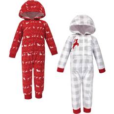 Hudson Fleece Jumpsuits 2-pack - Santa's Sleigh (11156565)