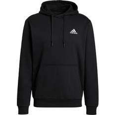 Adidas Recycled Fabric Jumpers adidas Men's Essentials Fleece Hoodie - Black/White