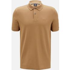 Hugo Boss Beige Polo Shirts Hugo Boss Smart Casual Men's Pallas Polo Shirt