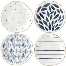 Lenox Lenox(R) Blue Bay(tm) 4pc. Appetizer White Dessert Plate