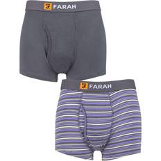 FARAH Pack Striped Bamboo Keyhole Trunks Mens