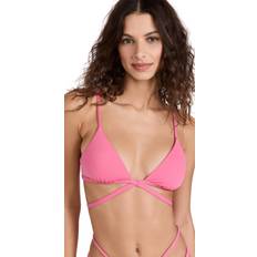 Jonathan Simkhai Harlen Bikini Top Flamingo