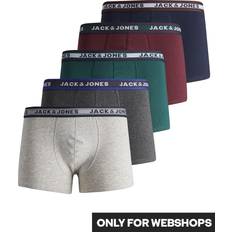 Boxers - Red Men's Underwear Jack & Jones Jacoliver Trunks 5-pack