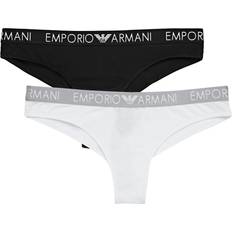 Emporio Armani White Knickers Emporio Armani Pack Brazil Brief