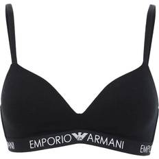 Emporio Armani White Bras Emporio Armani Logo Triangle Bra