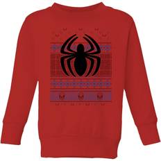Marvel Avengers Spider-Man Logo Kids Christmas Sweatshirt 11-12