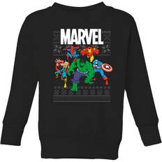 Marvel Avengers Group Kids Christmas Sweatshirt 11-12