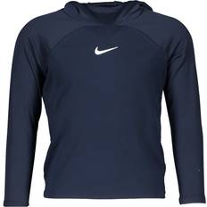 Nike Kid's Dri-FIT Academy Pro Pullover Hoodie - Obsidian/White