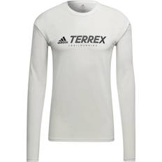 Adidas Terrex Primeblue Trail Long Sleeve Top - White