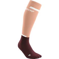 CEP The Run Long Compression Socks W - Rose/Dark Red