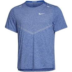 Recycled Fabric T-shirts Nike Men's Dri-FIT Short-Sleeve Running Top - Game Royal/Heather