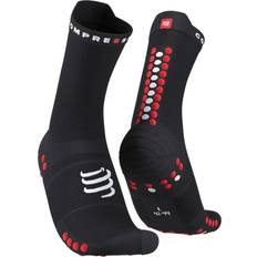 Compressport Pro Racing V4.0 Run High Socks Unisex - Black/Red