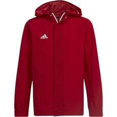Adidas Sportswear Garment Rain Clothes adidas Entrada 22 All Weather Jacket - Red