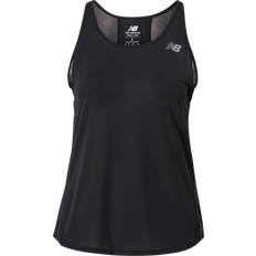 Orange - Women Tank Tops New Balance Impact Run women's T-shirt, Black