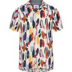 Tommy Hilfiger Surf Board Print Shirt - White/Aop