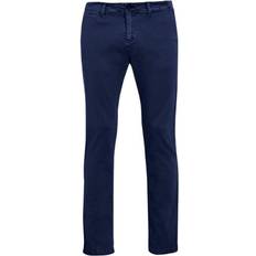 Sol's Mens Jules Chino Trousers (34) (Ultramarine)