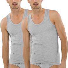 Grey - Men Shapewear & Under Garments Schiesser Undershirts 2-pack