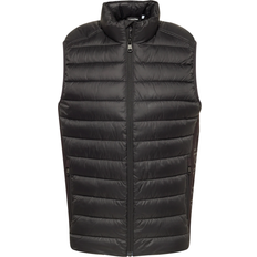 Calvin Klein Men Vests Calvin Klein Men's recycled polyester zip-up jacket, Black