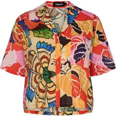 Desigual Women Shirts Desigual Christian Lacroix Tropical Shirt - Orange