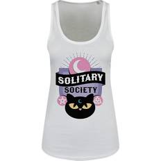 Grindstore Womens/Ladies Solitary Society Tank Top (White)