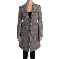 Dolce & Gabbana Trench Knee Long Jacket Coat - Multicolour