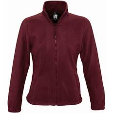 Sol's Womens North Full Zip Fleece Jacket - Burgundy