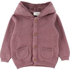 Fixoni Knitted Cardigan - Grape Shake with Ears (5935-658)